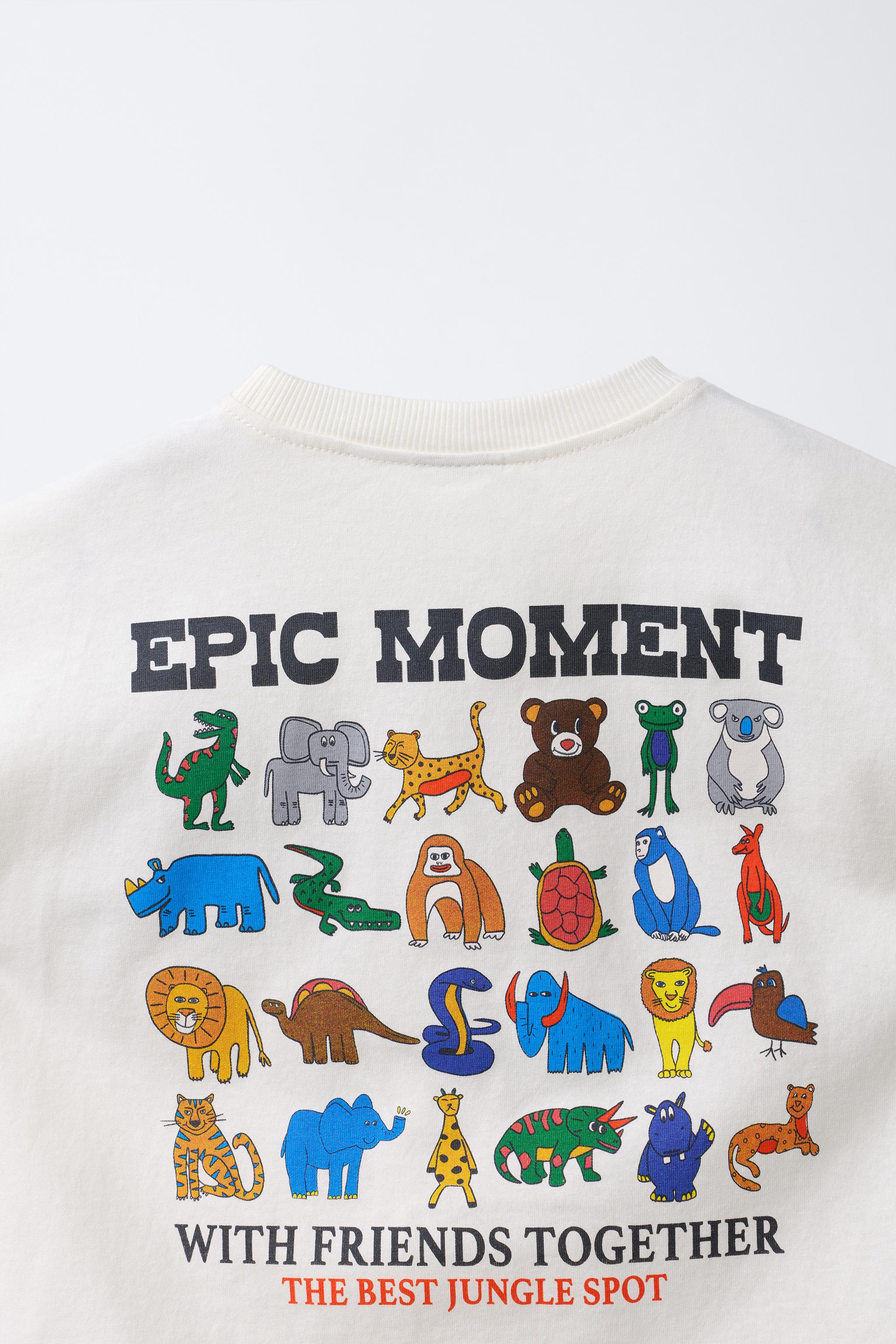 T-SHIRT À IMPRIMÉ ANIMAUX ZOO